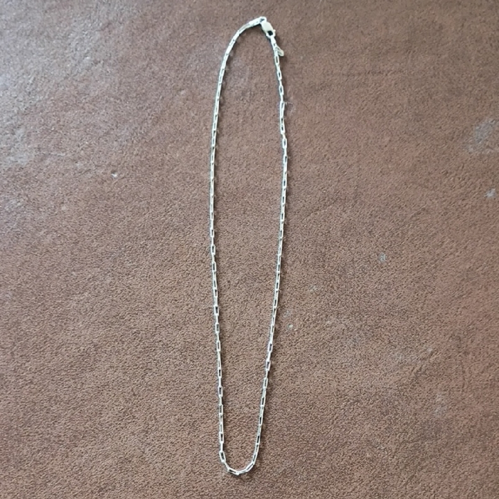 Solid SS 2mm 20" Paperclip Chain